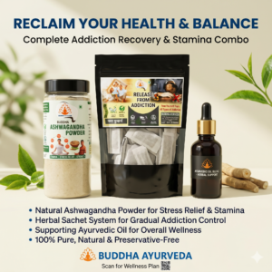 Buddha Ayurveda Addiction Recovery & Stress Relief Combo